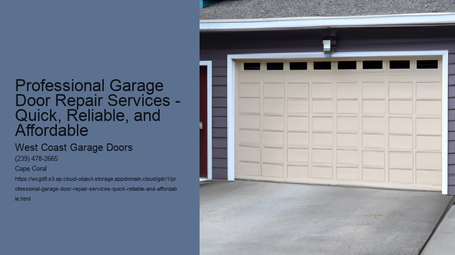 Professional Garage Door Repair Services - Quick, Reliable, and Affordable